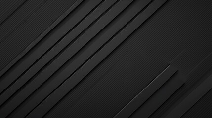 Obraz premium Abstract dark background with diagonal geometric shapes for modern presentations
