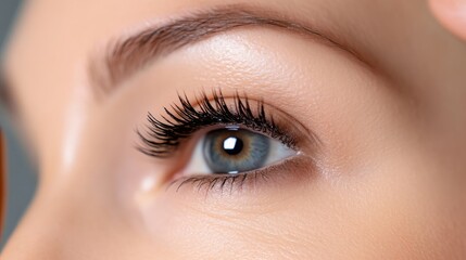 Obraz premium Close-up eye of a woman