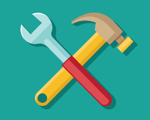 Hammer and Wrench. Essential DIY Tools for Home Improvement