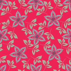 floral seamless allover design pattern