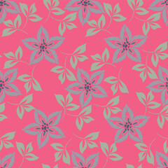 floral seamless allover design pattern