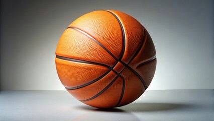 Obraz premium Basketball on White Background