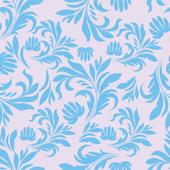 Obraz premium floral seamless allover design pattern