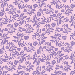 floral seamless allover design pattern
