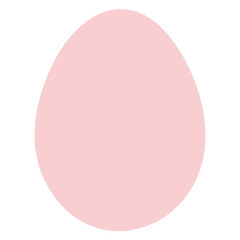 cute easter silhouette egg