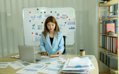 Analysts who study past consumer behavior in the market through statistical graphs to adapt and...