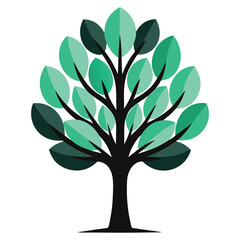 Fototapeta premium green tree vector