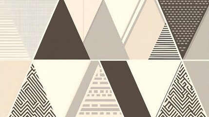 Fototapeta premium Triangle abstract pattern background for digital art