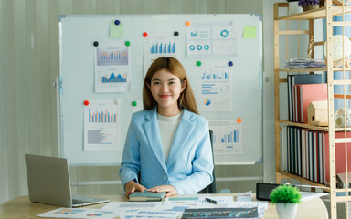 Analysts who study past consumer behavior in the market through statistical graphs to adapt and...