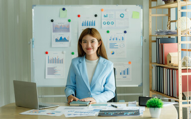 Analysts who study past consumer behavior in the market through statistical graphs to adapt and...
