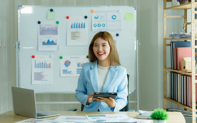 Analysts who study past consumer behavior in the market through statistical graphs to adapt and...