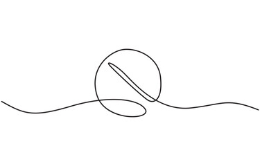 Prohibition sign in continuous line drawing style. Line art of the STOP symbol, Prohibition sign in one line drawing. One line drawing background.