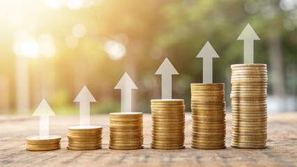 golden coins on a graph