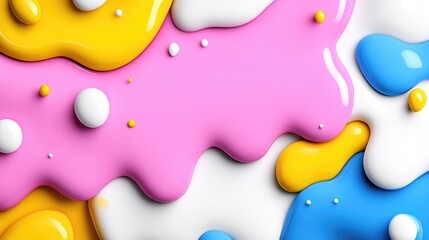 Abstract Colorful Liquid Flow