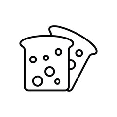 Toast  Vector icon