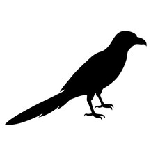 Obraz premium Vector illustration of a bird silhouette featuring a pigeon with a branch in winter, showcasing nature and wildlife in a simple, artistic design