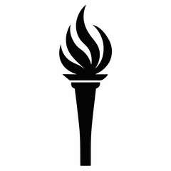 Burning candles set vector illustration with flames and light