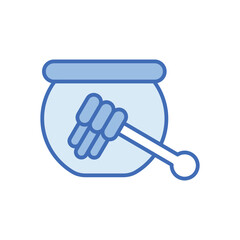 Honey jar Vector icon