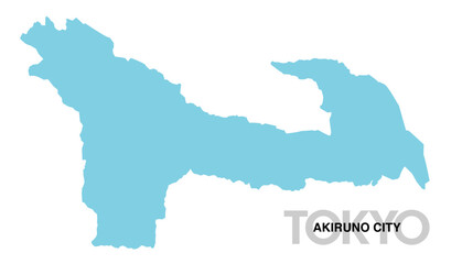 東京都あきる野市の地図