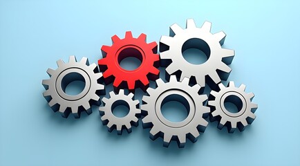 The innovative power of red gears