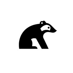 Fototapeta premium Creative engraved illustration of a bear design with vintage charm showcasing unique tattoo inspiration and hand-drawn artistry