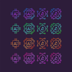 Ai icon set.