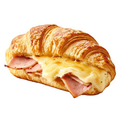 croissant isolated on white background