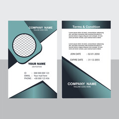 Employee Id Card Design Template
