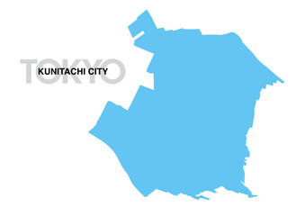 東京都国立市の地図