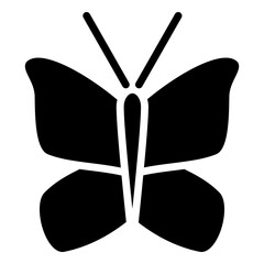 Butterfly  Icon Element For Design