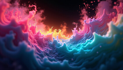 Fototapeta premium Abstract Fractal Background