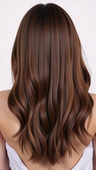 Obraz premium Image focuses on healthy stylish hair with emphasis on its texture and movement