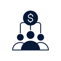 Employee Cost Vector icon