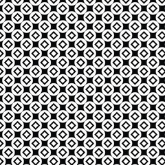 Geometric Hexagonal Diamond Pattern Black and White