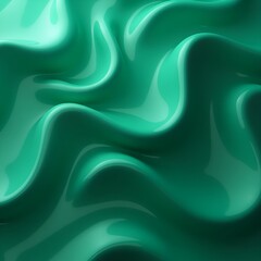 Obraz premium abstract background with wavy green color