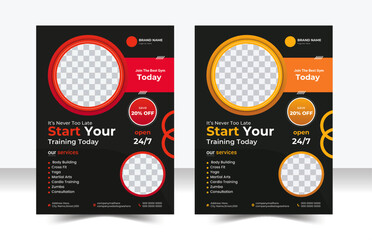 Modern Gym Flyer Template for Fitness Promotion

Professional Fitness Club Flyer Design for Gym Advertising

Creative Gym Flyer for Workout & Personal Training Services
Modern Fitness Flyer.