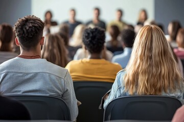 Residents gather in a local venue for a town hall meeting to discuss pressing community issues, fostering dialogue and sharing differing viewpoints
