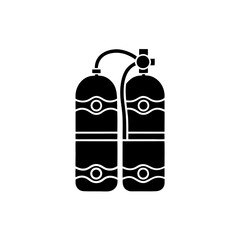 creative details Scuba Tank Icon vector illustration