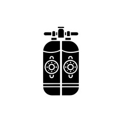 Obraz premium creative details Scuba Tank Icon vector illustration
