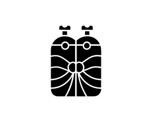 Obraz premium creative details Scuba Tank Icon vector illustration