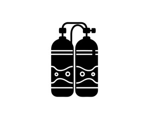 creative details Scuba Tank Icon vector illustration