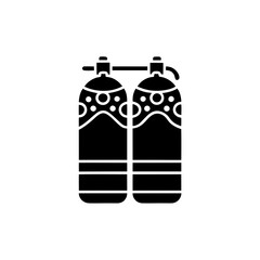 creative details Scuba Tank Icon vector illustration