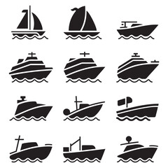 Sailing the Waves A Fleet of Maritime Icons