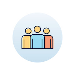 Teamwork Vector icon