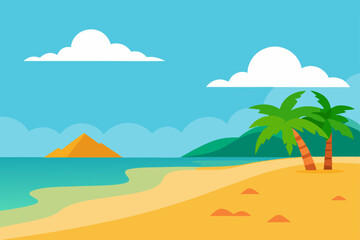 Obraz premium summer beach background