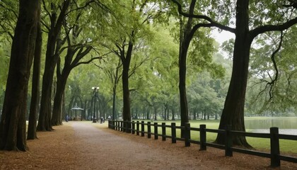 Obraz premium path in the park