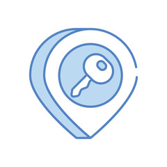 Access vector icon stock illustration