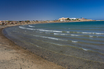 Plaża nad Morzem Czerwonym. Zatoka