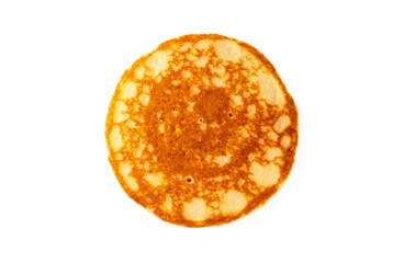 Crepe on the white background