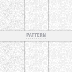 Elegant white pattern background